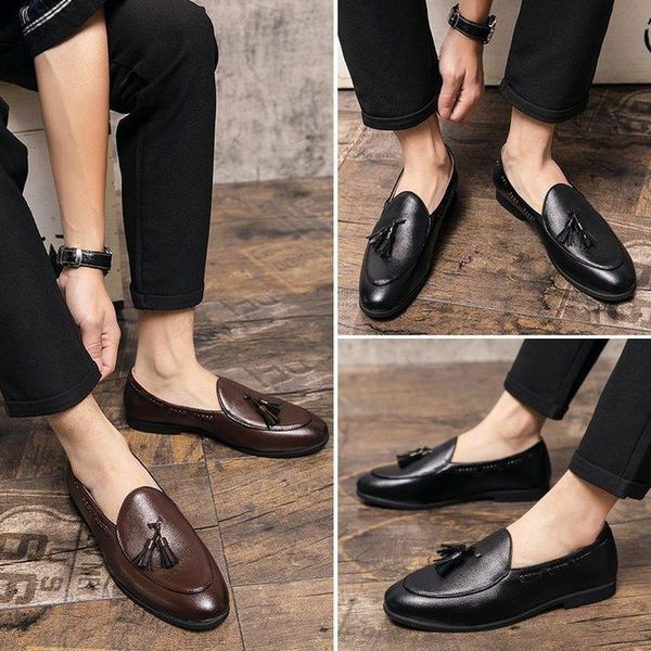 men male business man formal vintage pu leather flat tassels shoes mens dress driving men's zapatos de hombres personlizar m0997, Black
men male business man formal vintage pu leather flat tassels shoes mens dress driving men's zapatos de hombres personlizar m0997, Black