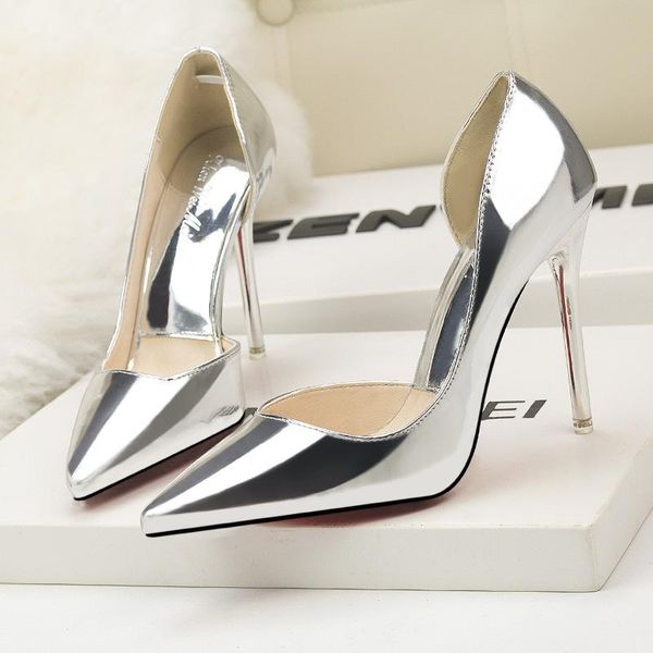 dress shoes small fresh high heels 10cm fine with bridesmaid pointed women's singles shoes., Black
dress shoes small fresh high heels 10cm fine with bridesmaid pointed women's singles shoes., Black