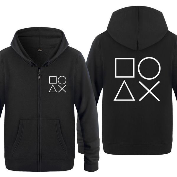 playstation controller знак ps2 ps3 game hoodios men fashion men's flece zipper jackets кардиганы с капюшоном толстовки, Black
playstation controller знак ps2 ps3 game hoodios men fashion men's flece zipper jackets кардиганы с капюшоном толстовки, Black