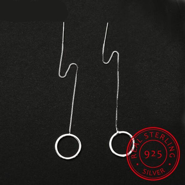 925 sterling silver long circle drop earrings for women girs fashion sterling-silver-jewelry pendientes
925 sterling silver long circle drop earrings for women girs fashion sterling-silver-jewelry pendientes