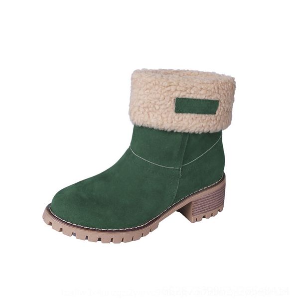 sruo winter boots heel women 's boots classicwomen's fur snow ladies square high heels blackwarm ankle, Black
sruo winter boots heel women 's boots classicwomen's fur snow ladies square high heels blackwarm ankle, Black