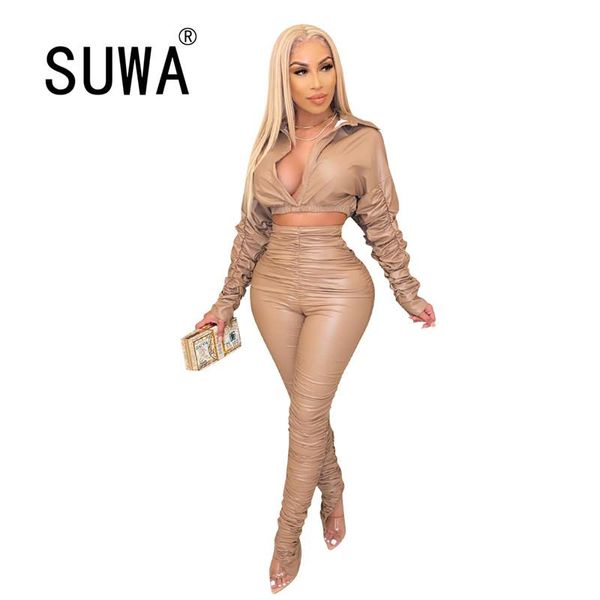 solid color club and party women sets clothes zipper long sleeve short jacket and pencil pants office wear, Gray
solid color club and party women sets clothes zipper long sleeve short jacket and pencil pants office wear, Gray