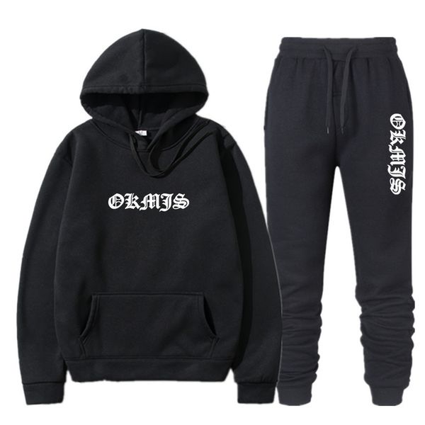 okmjs - men's sportswear hoodie, sportswear, casual wear, 2-piece set, autumn and winter, Gray
okmjs - men's sportswear hoodie, sportswear, casual wear, 2-piece set, autumn and winter, Gray