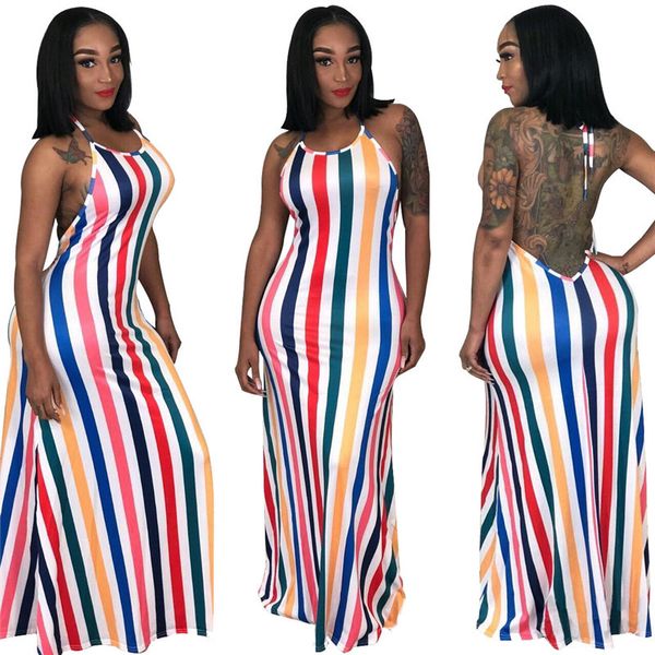fashion dresses open back striped loose sleeveless sling dress casual women dresses sexy, White;black
fashion dresses open back striped loose sleeveless sling dress casual women dresses sexy, White;black