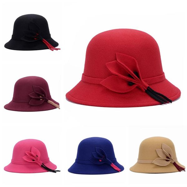 stingy brim hats winter women solid floral wool felt cloche fedoras vintage western bucket 6 colors warm female bowler, Blue;gray
stingy brim hats winter women solid floral wool felt cloche fedoras vintage western bucket 6 colors warm female bowler, Blue;gray