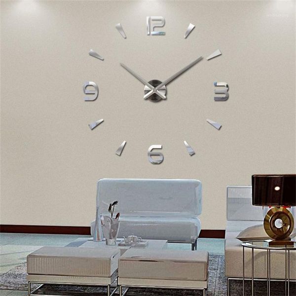 muhsein home decorative wall sticker large wall clock 3d digital light mirror + diy + eva silent quartz movement1
muhsein home decorative wall sticker large wall clock 3d digital light mirror + diy + eva silent quartz movement1