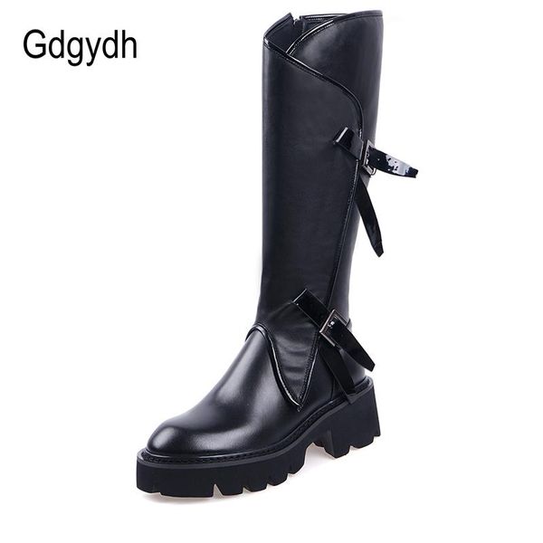 boots gdgydh metal buckle long for women fashion fall thick sole white platform gothic knee zipper, Black
boots gdgydh metal buckle long for women fashion fall thick sole white platform gothic knee zipper, Black