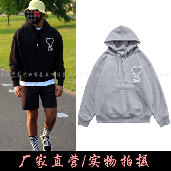 men and women 2020 autumn and winter love a french three-dimensional peach heart embroidery logo hooded sweater hoodies, Black
men and women 2020 autumn and winter love a french three-dimensional peach heart embroidery logo hooded sweater hoodies, Black