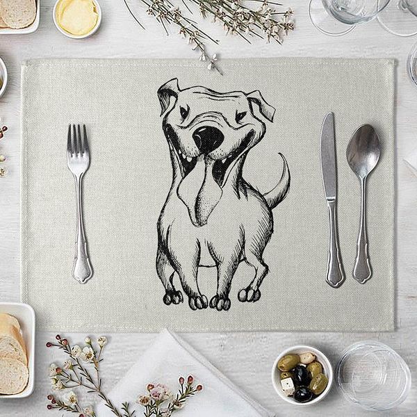 funny dog pattern placemat dining table mat drink coasters western pad linen cup mat 4030cm kitchen accessory h wmtmrp
funny dog pattern placemat dining table mat drink coasters western pad linen cup mat 4030cm kitchen accessory h wmtmrp