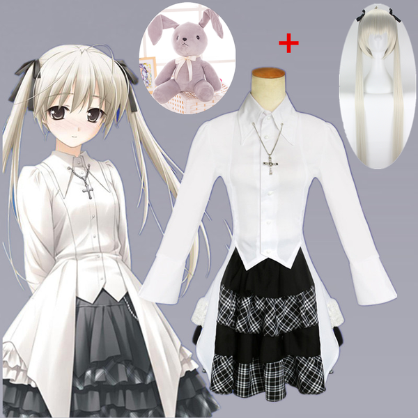 anime costumes yosuga no sora anime cosplay kasugano sora cos halloween party japanese sweet lolly + plaid skirt costume for women, Black
anime costumes yosuga no sora anime cosplay kasugano sora cos halloween party japanese sweet lolly + plaid skirt costume for women, Black