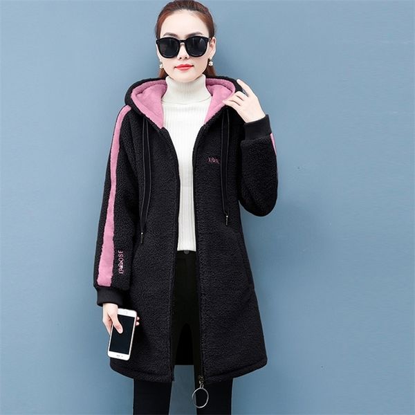 wywan autumn and winter coat new loose coat women's coat 3xl fashion jacket 201210, Black;brown
wywan autumn and winter coat new loose coat women's coat 3xl fashion jacket 201210, Black;brown