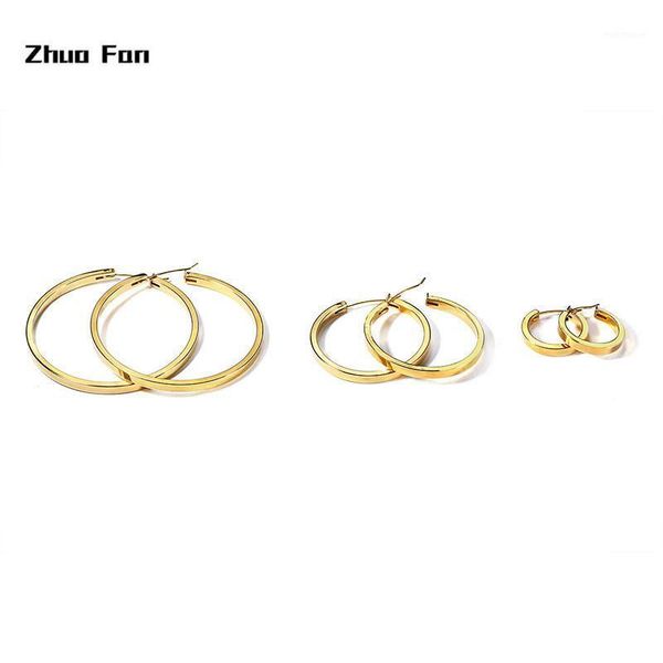 hoop & huggie original explosion style accessories plain earrings titanium steel material ladies simple versatile1, Golden;silver
hoop & huggie original explosion style accessories plain earrings titanium steel material ladies simple versatile1, Golden;silver