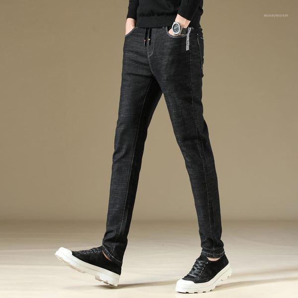 men's pants 2021 autumn men plush warm slim straight lace up leggings pencil trousers male casual thicken cropped stretch slacks1, Black
men's pants 2021 autumn men plush warm slim straight lace up leggings pencil trousers male casual thicken cropped stretch slacks1, Black