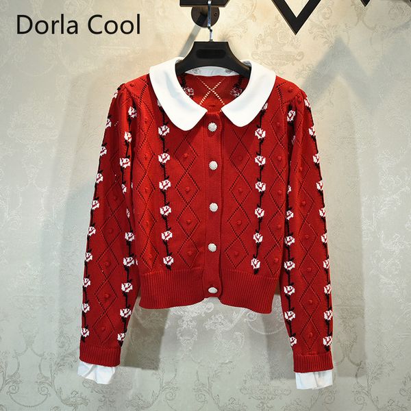 new girl sweet cardigans mesh flowers runway female designer embroidered balls two pieces thin bdlo, White;black
new girl sweet cardigans mesh flowers runway female designer embroidered balls two pieces thin bdlo, White;black