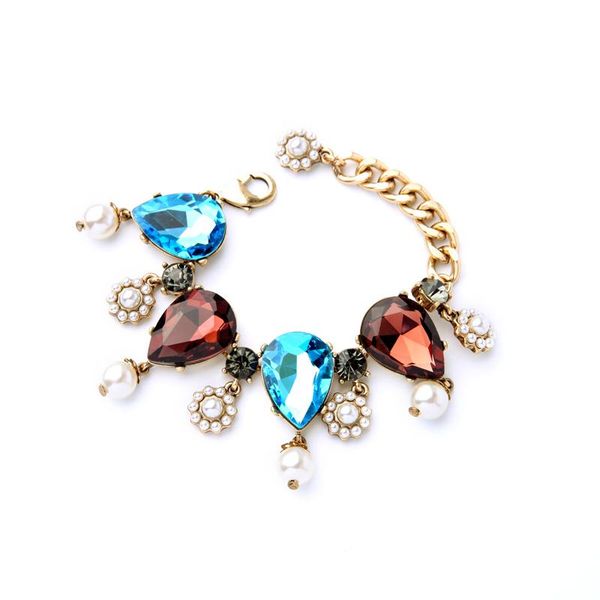 amazing water droplets bright crystal bracelet gold color simulated simulated pearl pendant bracelets for women jewelry, Golden;silver
amazing water droplets bright crystal bracelet gold color simulated simulated pearl pendant bracelets for women jewelry, Golden;silver