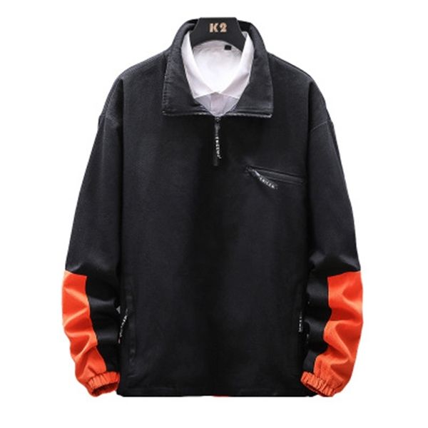 mens style jackets coats fashion loose pullover contrast color jackets zipper patchwork male jackets streetwear, Black;brown
mens style jackets coats fashion loose pullover contrast color jackets zipper patchwork male jackets streetwear, Black;brown