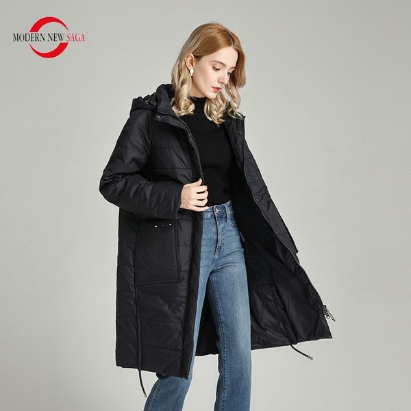 modern new saga autumn women parka spring women coat cotton padded jacket hooded long coat windproof zipper plus size outerwear 201110, Black
modern new saga autumn women parka spring women coat cotton padded jacket hooded long coat windproof zipper plus size outerwear 201110, Black