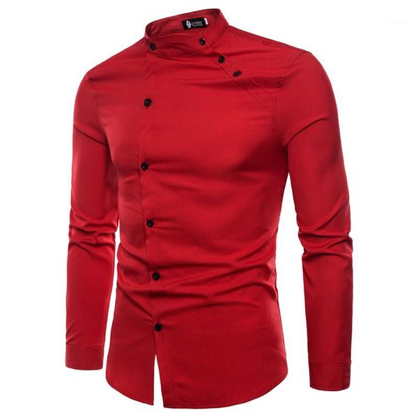 mens shirts long sleeve men fashion trend personality casual black shirt men1, White;black
mens shirts long sleeve men fashion trend personality casual black shirt men1, White;black