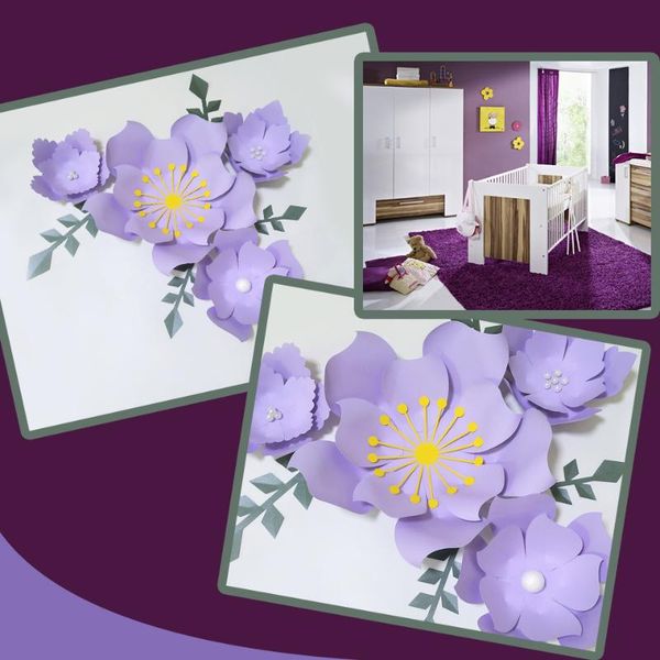 handmade lilac rose diy paper flowers green leaves set for party wedding backdrops decorations nursery wall deco video tutorials
handmade lilac rose diy paper flowers green leaves set for party wedding backdrops decorations nursery wall deco video tutorials