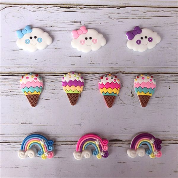 100pcs/lot cute mermaid rubber cartoon flatback diy rainbow crown hair bow accessories shower decoration center crafts y200710, Slivery;white
100pcs/lot cute mermaid rubber cartoon flatback diy rainbow crown hair bow accessories shower decoration center crafts y200710, Slivery;white