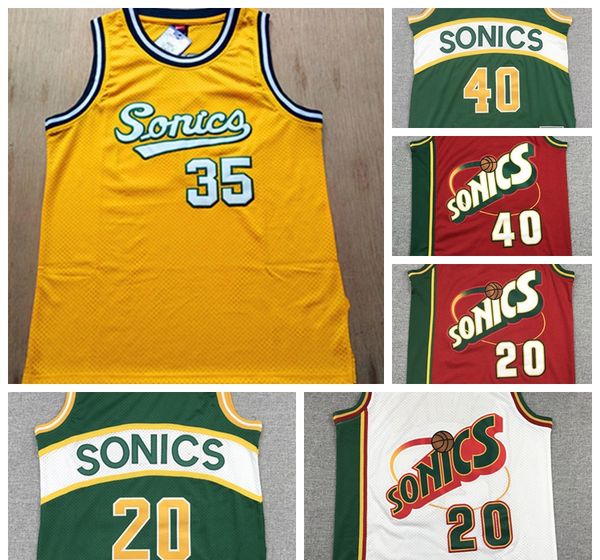 2021 vintage jersey gary 20 payton shawn 40 kemp kevin 35 durant new ray allen seattle supersonics sonics basketball jersey, Black;red
2021 vintage jersey gary 20 payton shawn 40 kemp kevin 35 durant new ray allen seattle supersonics sonics basketball jersey, Black;red