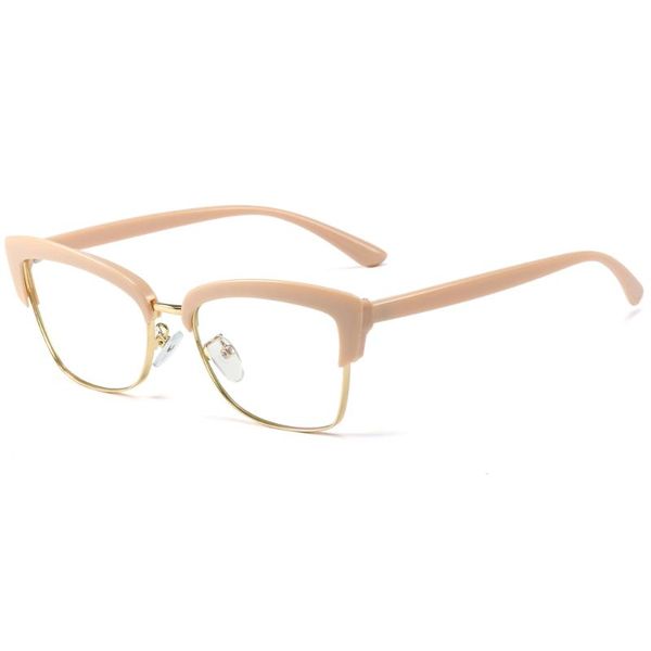 sunglasses veshion ladies anti blue light glasses for computer tr90 metal half frame cat eye optical women clear lens, White;black
sunglasses veshion ladies anti blue light glasses for computer tr90 metal half frame cat eye optical women clear lens, White;black