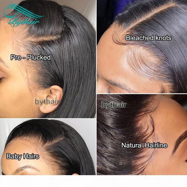 bythair pre plucked short bob full lace human hair wigs for black women wet wavy lace front wig with baby hair bleached knots, Black;brown
bythair pre plucked short bob full lace human hair wigs for black women wet wavy lace front wig with baby hair bleached knots, Black;brown