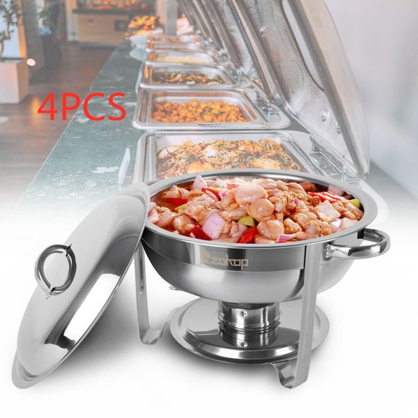 5l round buffet stainless steel grill tray 4 pcs chafing dish buffet catering deluxe food warmer tray for l party wedding
5l round buffet stainless steel grill tray 4 pcs chafing dish buffet catering deluxe food warmer tray for l party wedding