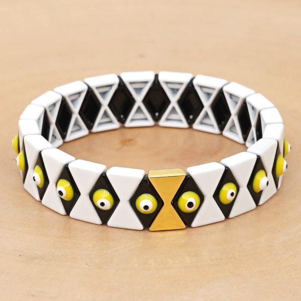 shinus enamel tile beads bracelets turkish evil eye bracelet for women men mujer moda jewelry summer beach handmade, Golden;silver
shinus enamel tile beads bracelets turkish evil eye bracelet for women men mujer moda jewelry summer beach handmade, Golden;silver
