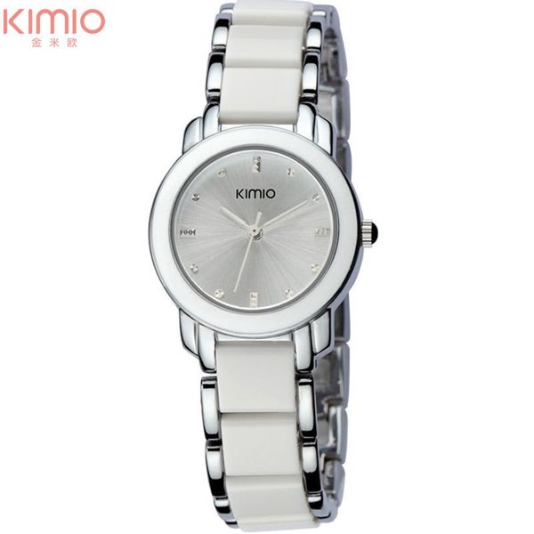 

women quartz watches fashion lady bracelet watches kimio brand gift clock dress watch luxury female gold wristwatches 201116, Slivery;brown