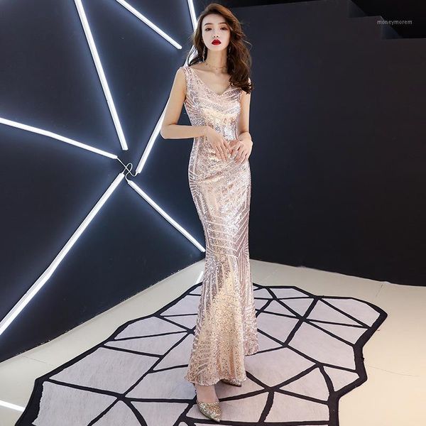 ethnic clothing evening dress champagne gold sequins charming formal trumpet gown v-neck sleeveless long party dresses1, Red
ethnic clothing evening dress champagne gold sequins charming formal trumpet gown v-neck sleeveless long party dresses1, Red