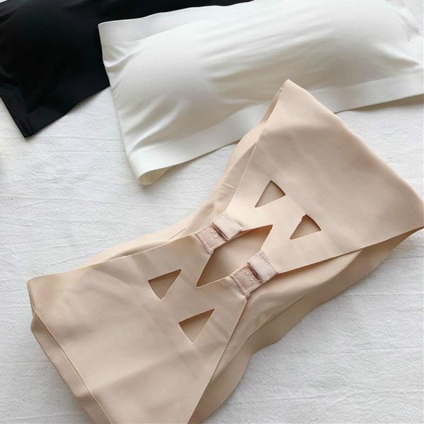 new one piece seamless tube women invisible bra intimates strapless bustier bandeau breathable wrapped chest underwear1, Black;white
new one piece seamless tube women invisible bra intimates strapless bustier bandeau breathable wrapped chest underwear1, Black;white