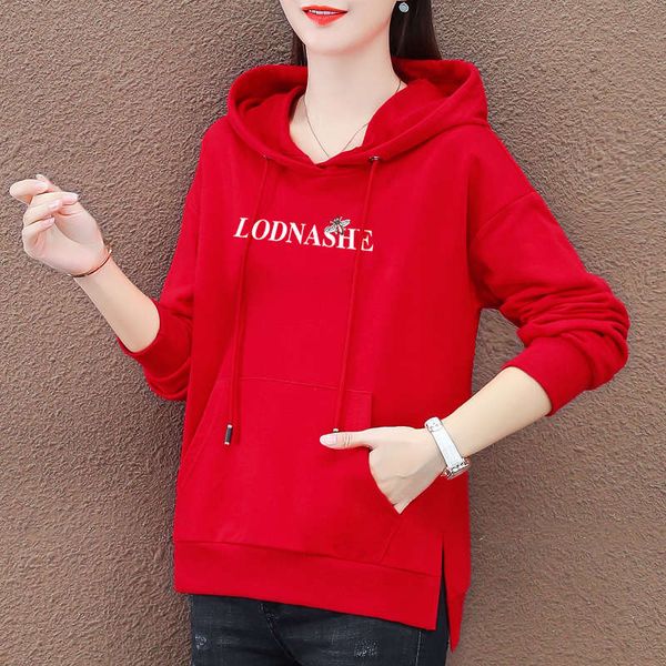 plush thickened women's sweater spring and 2020 new loose korean autumn winter foreign style coat fashionable red top, Black
plush thickened women's sweater spring and 2020 new loose korean autumn winter foreign style coat fashionable red top, Black