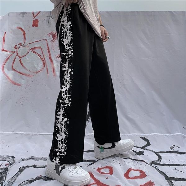 joggers throggers широкие ноги брюки для ног мужчины граффити распечатать спортивные штаны 2000-х годов эстетическая старинная уличная одежд, Black
joggers throggers широкие ноги брюки для ног мужчины граффити распечатать спортивные штаны 2000-х годов эстетическая старинная уличная одежд, Black