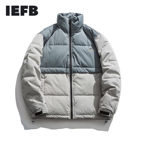 iefb 2020 fashion stand collar causal color block patchwork witner coat loose new men's thick loose cotton padded clothes 9y4840, Black
iefb 2020 fashion stand collar causal color block patchwork witner coat loose new men's thick loose cotton padded clothes 9y4840, Black