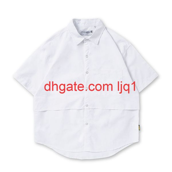 solid short sleeve lapel shirt men's ins trendy shirt bf harajuku street trendy loose half sleeve, White;black
solid short sleeve lapel shirt men's ins trendy shirt bf harajuku street trendy loose half sleeve, White;black