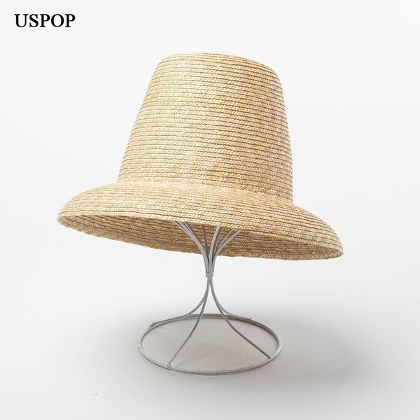 uspop new women high straw hat natural wheat straw sun hat fashion summer women beach hat t200602, Blue;gray
uspop new women high straw hat natural wheat straw sun hat fashion summer women beach hat t200602, Blue;gray