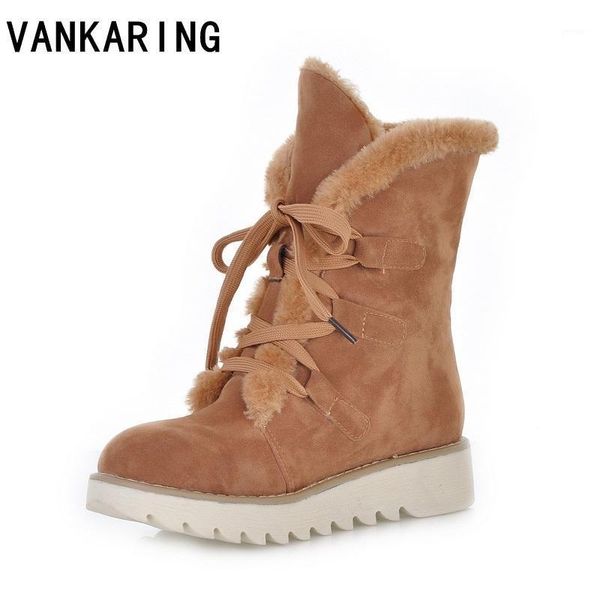 vankaring russia winter ankle boots for women platform snow boots ladies waterproof keep warm plush female zapatos mujer1, Black
vankaring russia winter ankle boots for women platform snow boots ladies waterproof keep warm plush female zapatos mujer1, Black