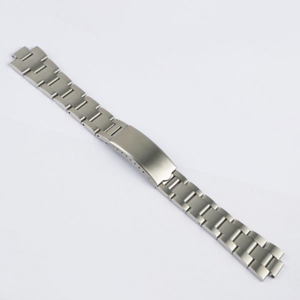 22mm X 10mm 316l Solid Stainless Steel Replacement Wrist Watch Vintage Strap For Omeg Watch Master Band+black Tools+ing
