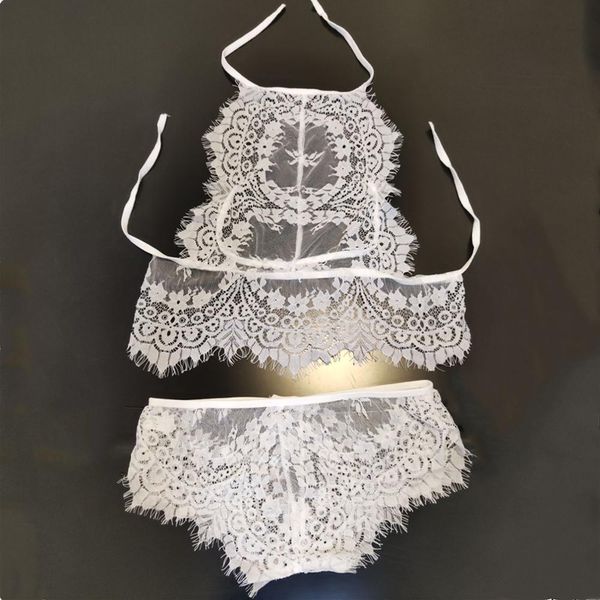 3Pieces/Lot Summer 2020 Sexy Lingerie Hot White Black Lace Strap Teddy Sexy Embroidery Underwear Lingerie Lenceria Sexy Eyelash Costumes
3Pieces/Lot Summer 2020 Sexy Lingerie Hot White Black Lace Strap Teddy Sexy Embroidery Underwear Lingerie Lenceria Sexy Eyelash Costumes