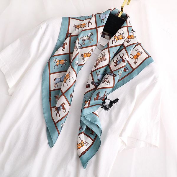 fashion animal print kerchief silk satin hair scarf for women small neckerchief bandana head scarfs 70cm*70cm scarves for ladies, Blue;gray
fashion animal print kerchief silk satin hair scarf for women small neckerchief bandana head scarfs 70cm*70cm scarves for ladies, Blue;gray