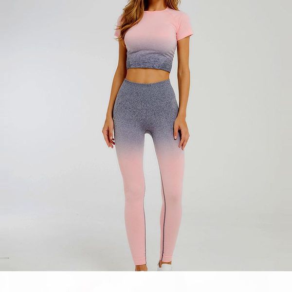 2 pcs women seamless ombre gym set women's gradient yoga outfit sets athletic wear for womens exercise sportwear sports suit, Gray
2 pcs women seamless ombre gym set women's gradient yoga outfit sets athletic wear for womens exercise sportwear sports suit, Gray