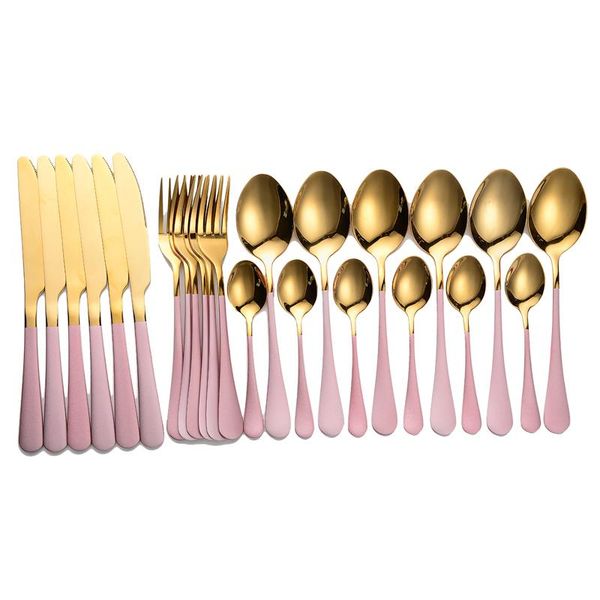 24pcs set tableware stainless steel cutlery complete black fork spoon knife set dinner appliance western dinnerware eco friendly h jllihm
24pcs set tableware stainless steel cutlery complete black fork spoon knife set dinner appliance western dinnerware eco friendly h jllihm