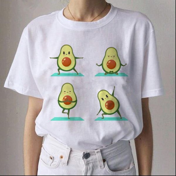 women t shirts cartoon avocado print graphic vegan tshirt cute casual loose t shirt summer funny shirt female clothes, White
women t shirts cartoon avocado print graphic vegan tshirt cute casual loose t shirt summer funny shirt female clothes, White