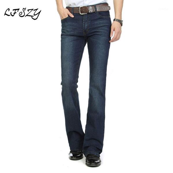jeans men 2019 new men's dark blue jeans mid-rise stretch flare pants men's micro-trousers slim more size 26-38 401
jeans men 2019 new men's dark blue jeans mid-rise stretch flare pants men's micro-trousers slim more size 26-38 401