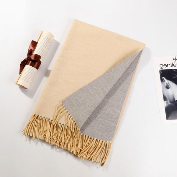 autumn and winter scarf new ladies solid color brushed double-sided velvet shawl ladies tassel scarf shawl, Blue;gray
autumn and winter scarf new ladies solid color brushed double-sided velvet shawl ladies tassel scarf shawl, Blue;gray
