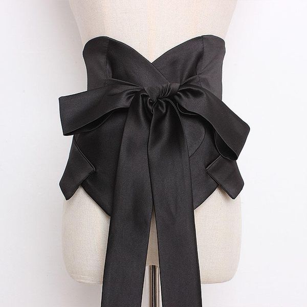 front tie cummerbund women fashion bandage bow tie wide belts for women dress self corset bow strap ladies japanese belt, Black;brown
front tie cummerbund women fashion bandage bow tie wide belts for women dress self corset bow strap ladies japanese belt, Black;brown