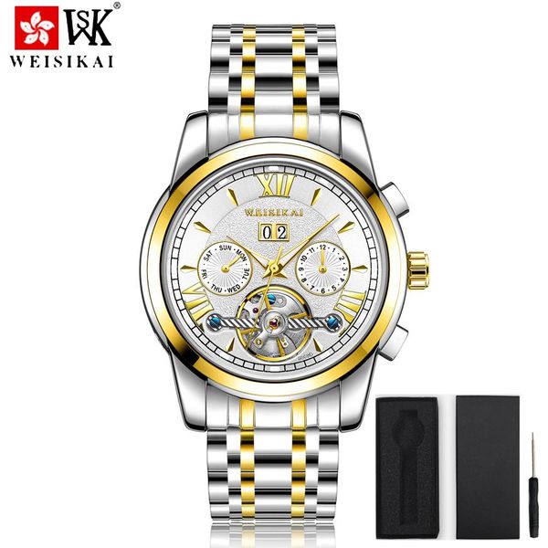 weisikai mens часы лучшие бренд роскошные матерические механические бизнес часы мужчины водонепроницаемый наручные часы reloj hombres tourbi, Silver
weisikai mens часы лучшие бренд роскошные матерические механические бизнес часы мужчины водонепроницаемый наручные часы reloj hombres tourbi, Silver
