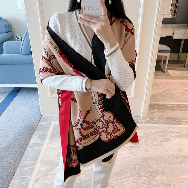 2020 new spring and autumn warm imitation cashmere collar women's extended air conditioning shawl chain tassel scarf batch klwe, Blue;gray
2020 new spring and autumn warm imitation cashmere collar women's extended air conditioning shawl chain tassel scarf batch klwe, Blue;gray
