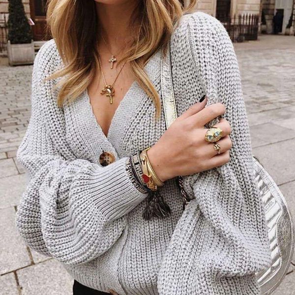 women knitting cardigan sweater full sleeve ladies casual kardigan loose solid female cardigan coat 0289, White;black
women knitting cardigan sweater full sleeve ladies casual kardigan loose solid female cardigan coat 0289, White;black